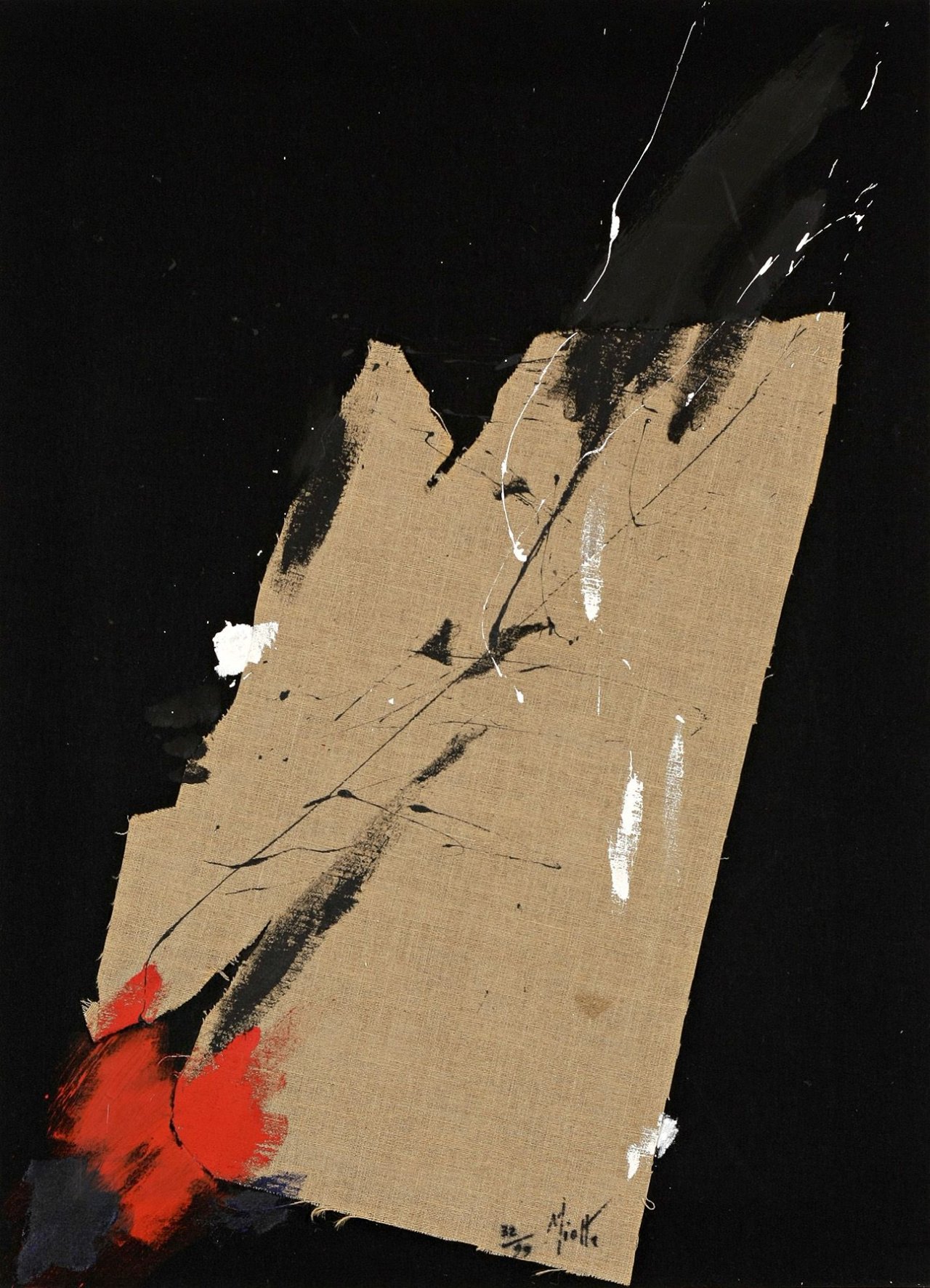 Auf diesem Bild ist das folgende Kunstwerk zu sehen: Jean Miotte. Ohne Titel.