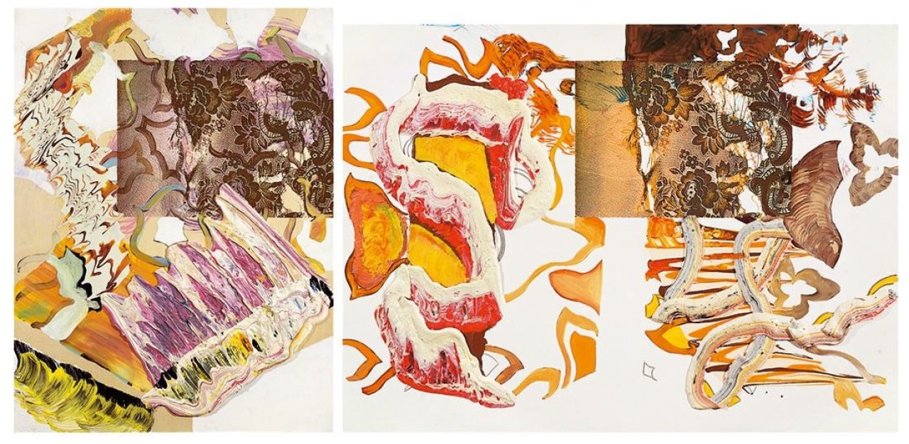 Auf diesem Bild ist das folgende Kunstwerk zu sehen: Pia Fries. „Musselin III“. 2005.
