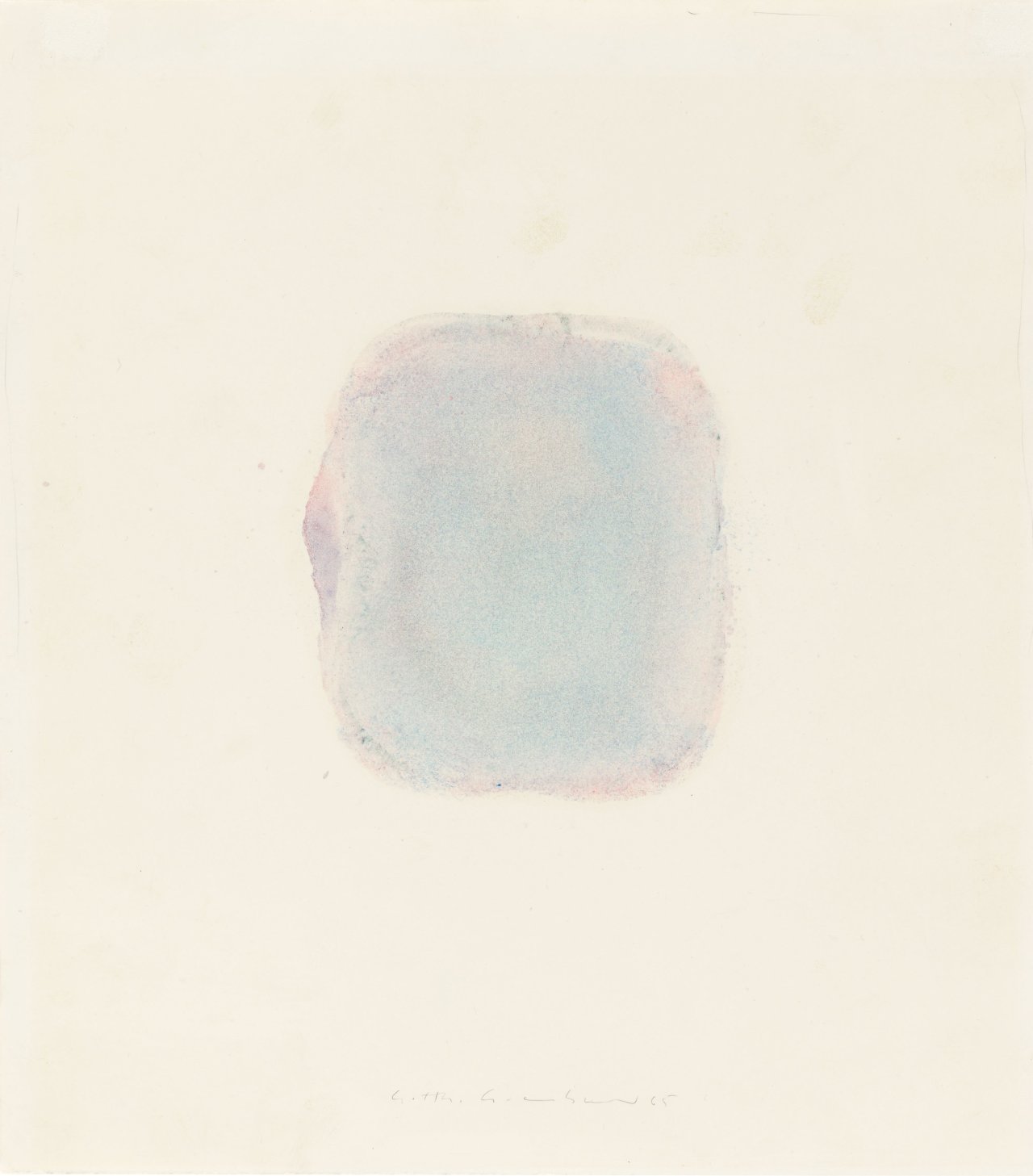 Auf diesem Bild ist das folgende Kunstwerk zu sehen: Gotthard Graubner. Ohne Titel. 1965.