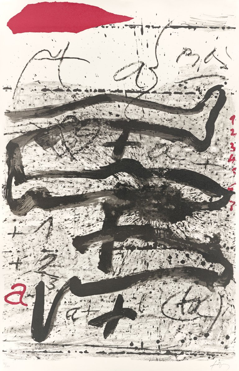 Auf diesem Bild ist das folgende Kunstwerk zu sehen: Antoni Tàpies. „Mémoire de la liberté“. 1990.