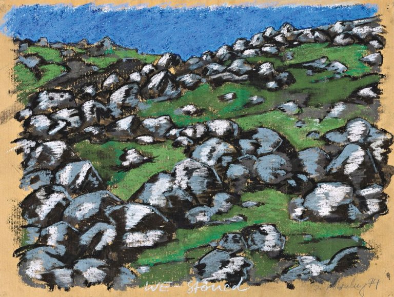 Auf diesem Bild ist das folgende Kunstwerk zu sehen: Bernd Koberling. „WE-Stoned“. 1974.