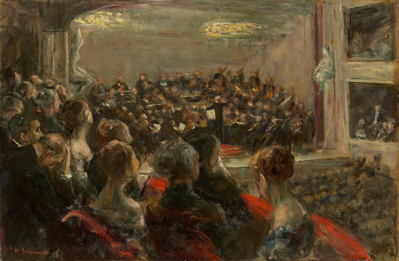 This picture shows the following artwork: Max Liebermann. „Konzert in der Oper“. 1920.