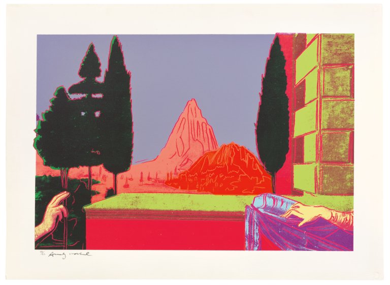 This picture shows the following artwork: Andy Warhol. ”The Annunciation”. 1984.