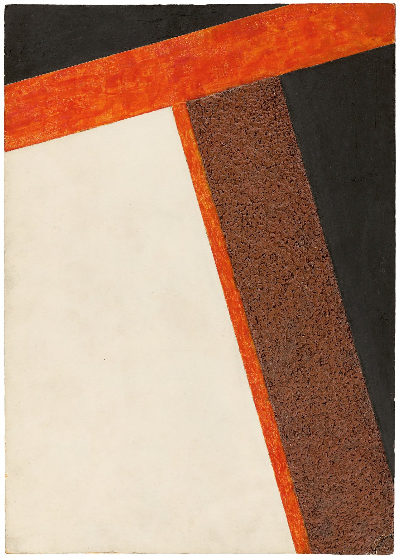 Auf diesem Bild ist das folgende Kunstwerk zu sehen: Carl Buchheister. „Diagonalkomposition 534“. 1934.