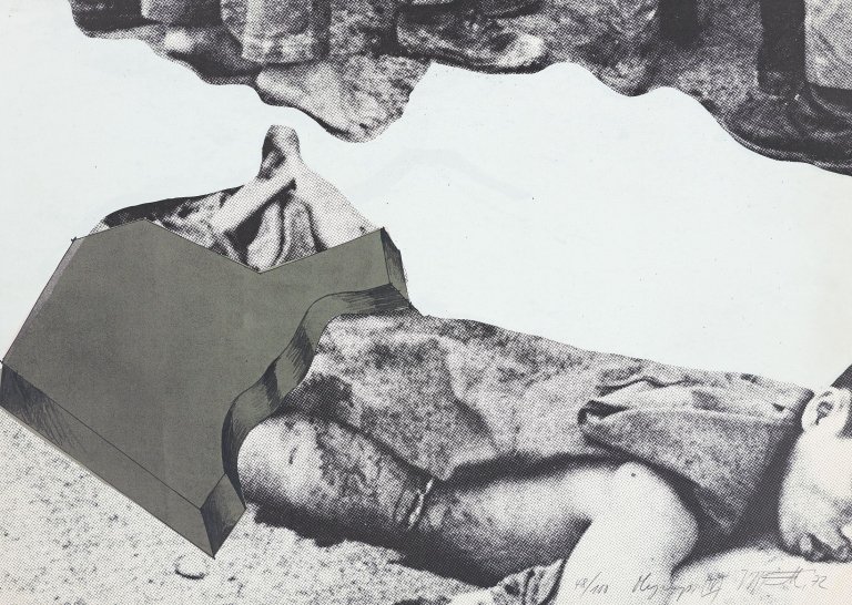 Auf diesem Bild ist das folgende Kunstwerk zu sehen: Wolf Vostell. „Olympiade“. 1972/1973.