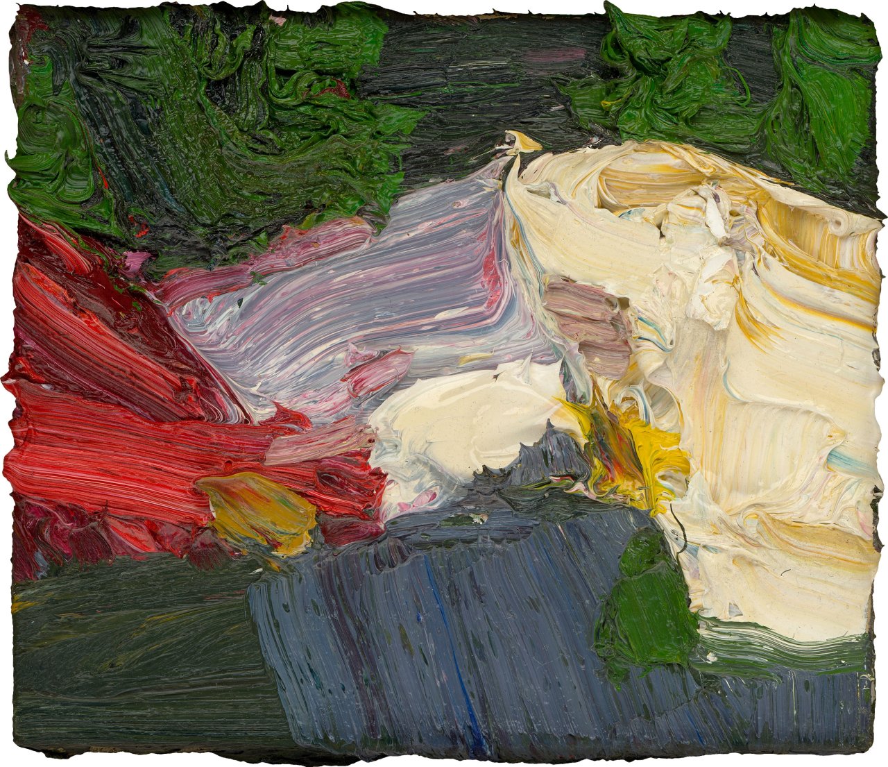 Auf diesem Bild ist das folgende Kunstwerk zu sehen: Klaus Fußmann. Ohne Titel (Landschaftsszene). 2006 .