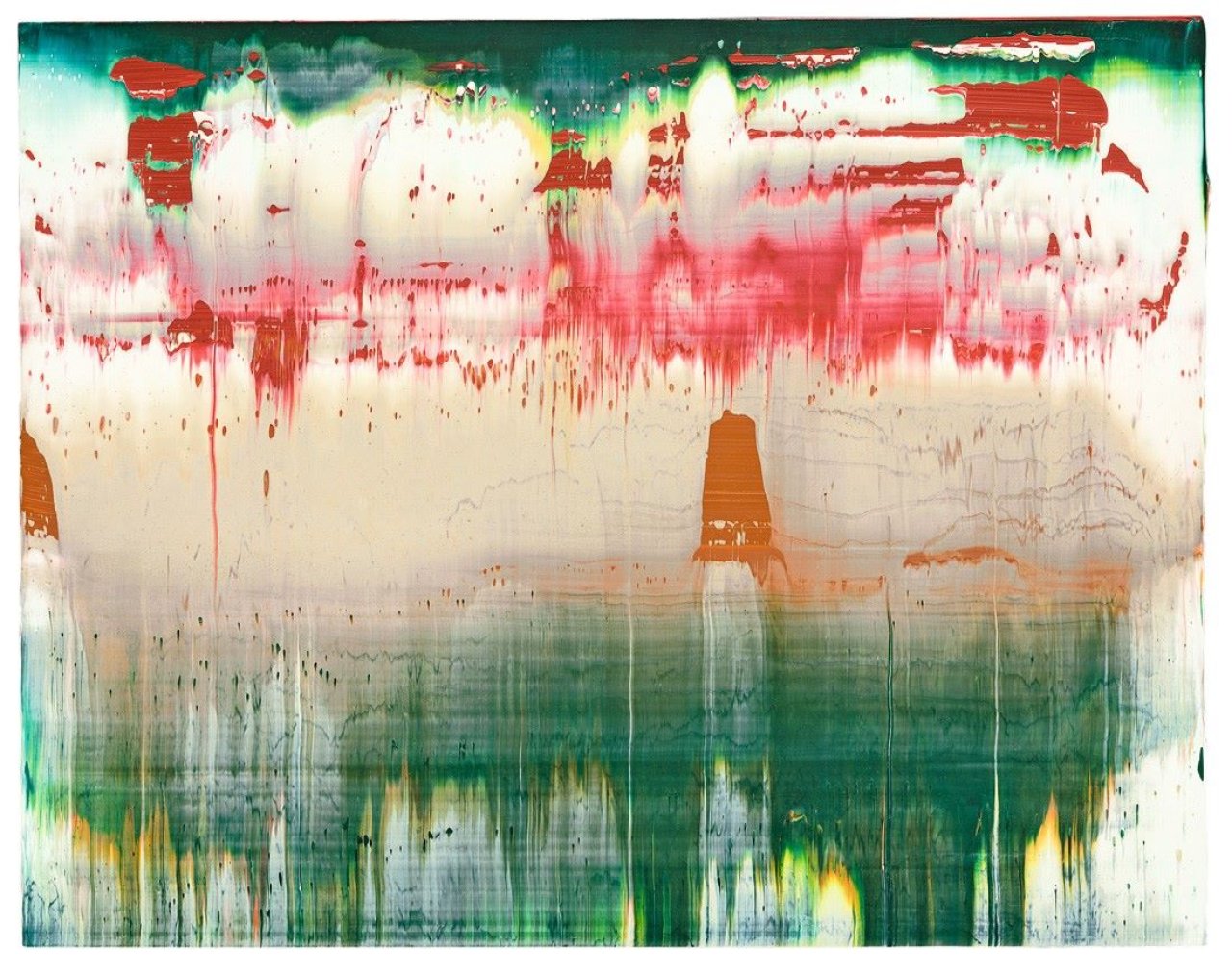 This picture shows the following artwork: Gerhard Richter. „Fuji“. 1996.
