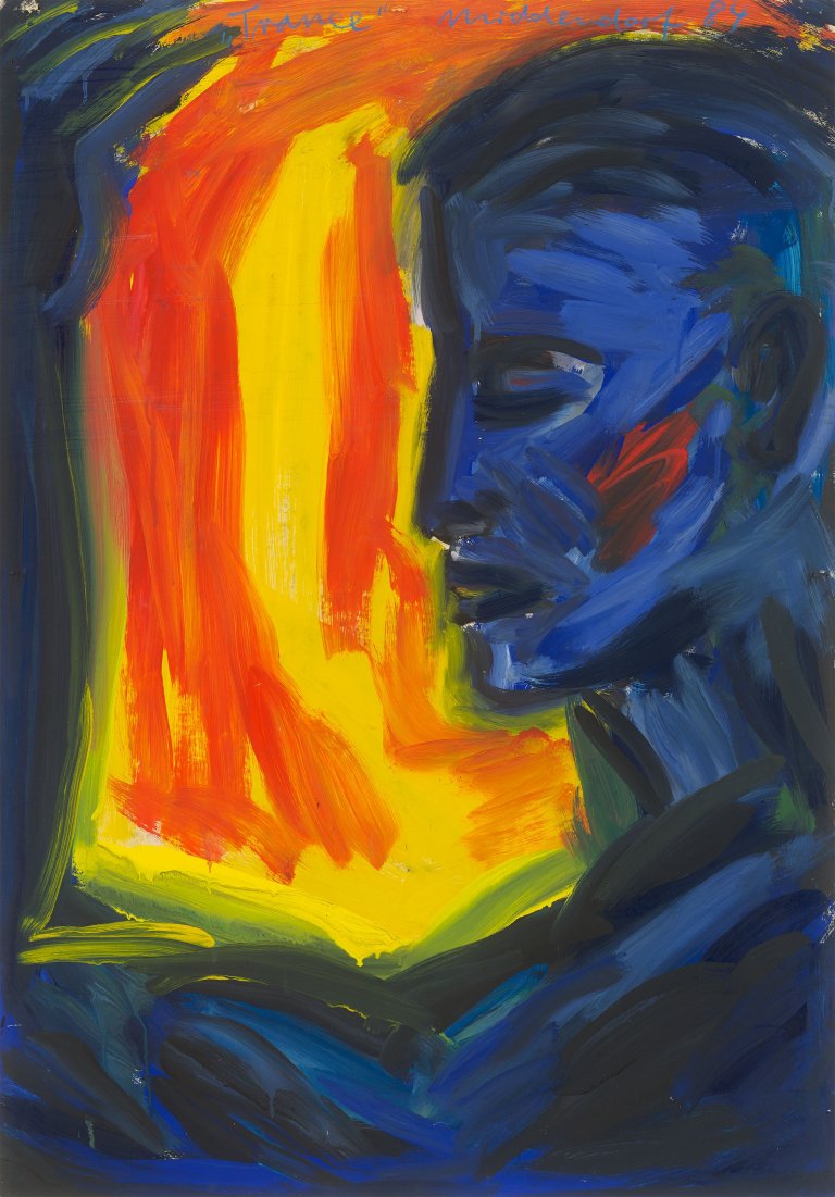 Auf diesem Bild ist das folgende Kunstwerk zu sehen: Helmut Middendorf. „Trance“. 1984.