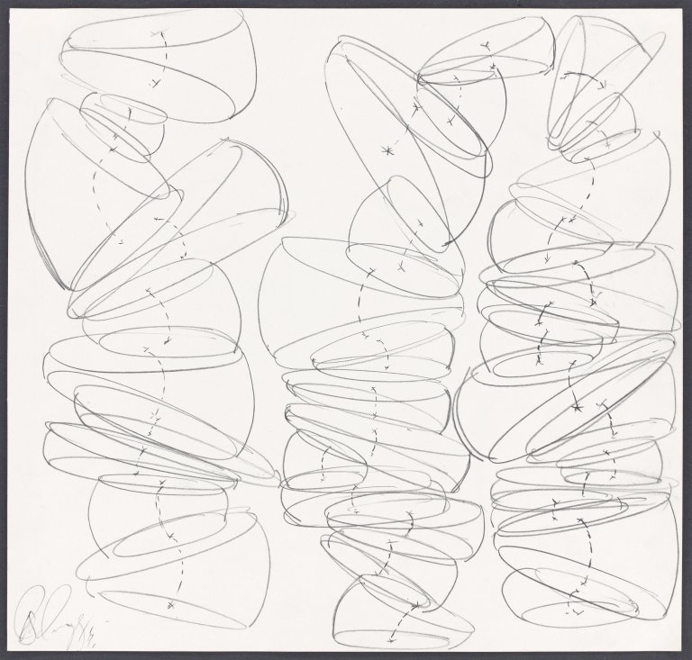 Auf diesem Bild ist das folgende Kunstwerk zu sehen: Tony Cragg. Ohne Titel. 1990 und 1996.