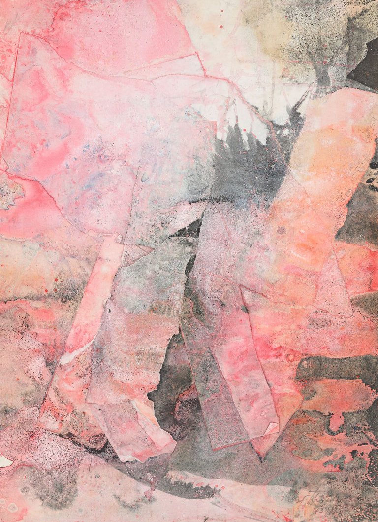 Auf diesem Bild ist das folgende Kunstwerk zu sehen: Fred Thieler. Ohne Titel. 1967/73.