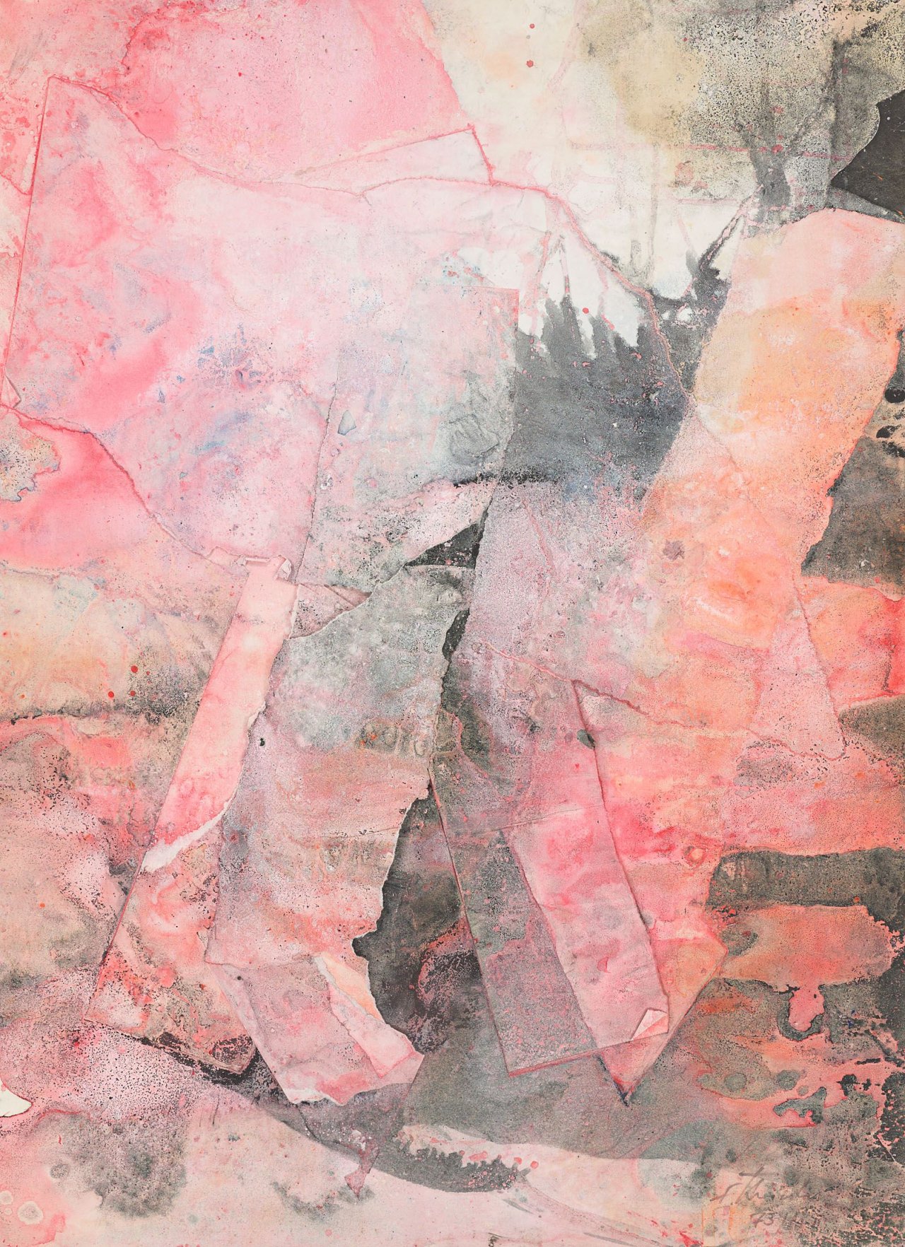 Auf diesem Bild ist das folgende Kunstwerk zu sehen: Fred Thieler. Ohne Titel. 1967/73.