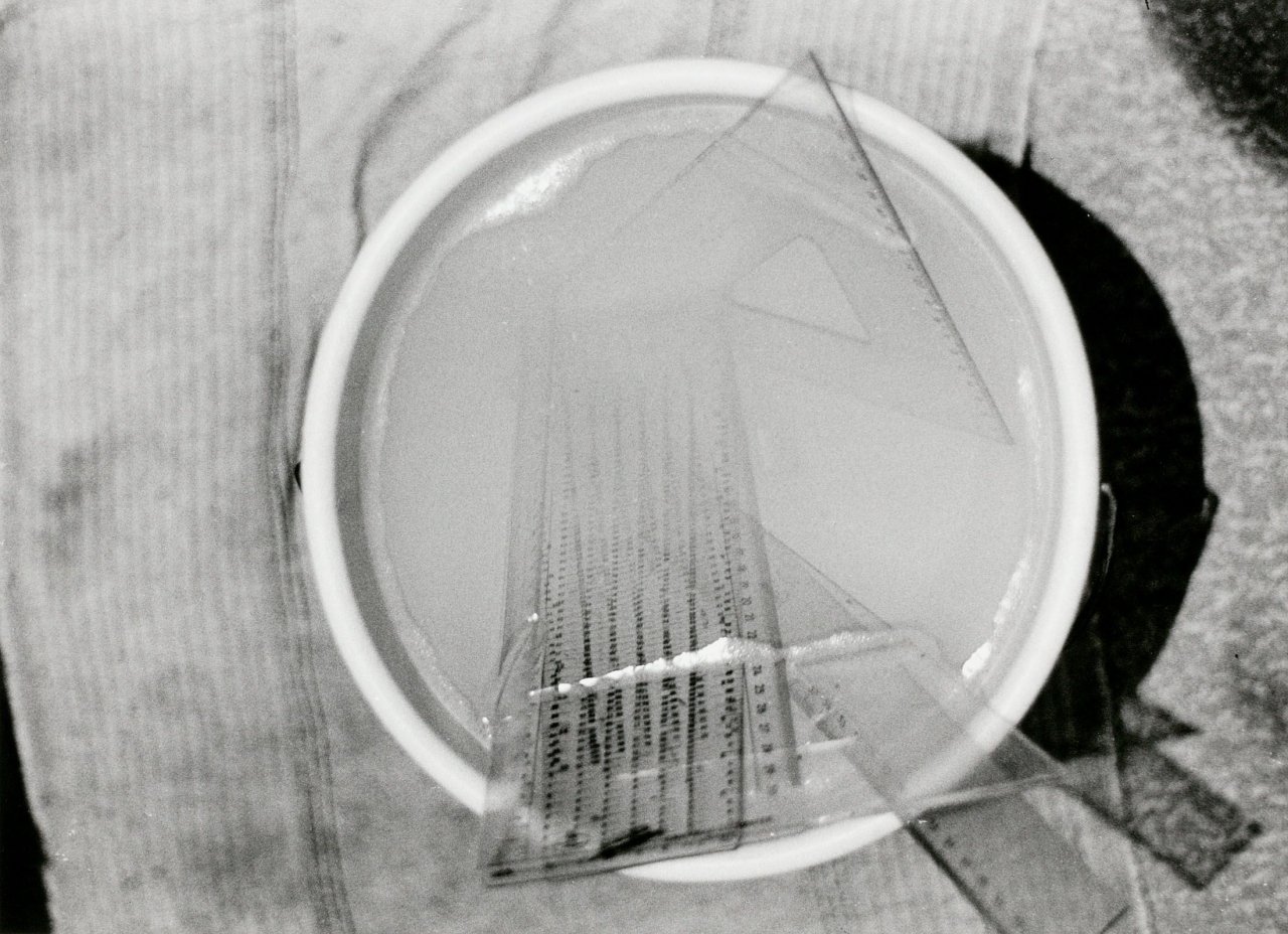 This picture shows the following artwork: Sigmar Polke. „Die Waschung der Lineale“. 1999.