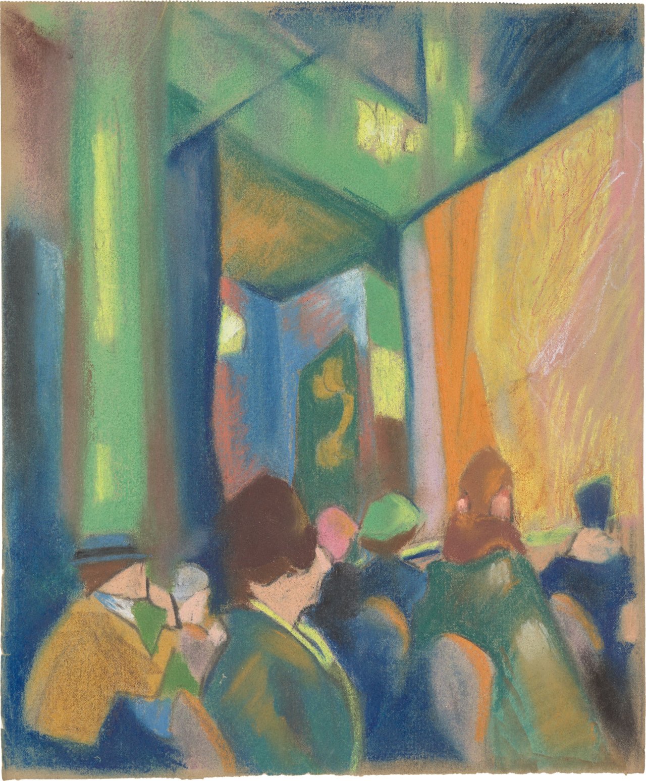 Auf diesem Bild ist das folgende Kunstwerk zu sehen: William Straube. „Im Varieté XIV“. 1923.