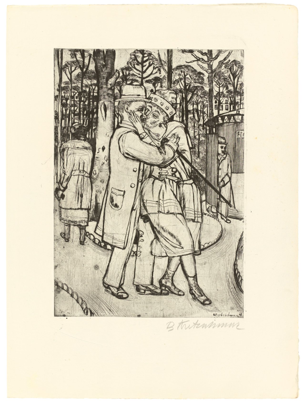 Auf diesem Bild ist das folgende Kunstwerk zu sehen:  Mappenwerk. „Die Schaffenden“ (4. Jahrgang Mappen 1–4). 1923.