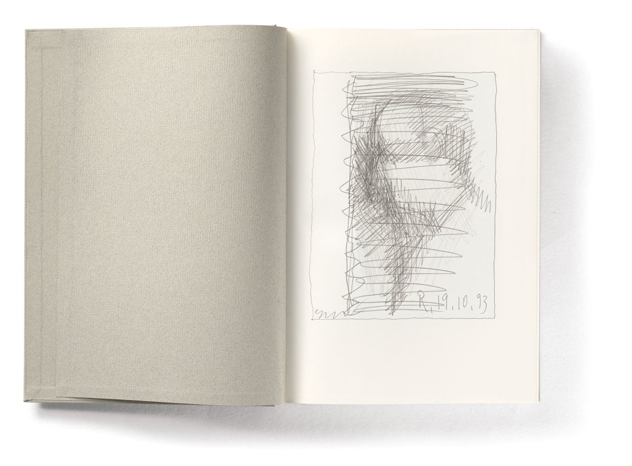 This picture shows the following artwork: Gerhard Richter. „Selbstporträt“ in: „Gerhard Richter. Text. Schriften und Interviews“. 1993.