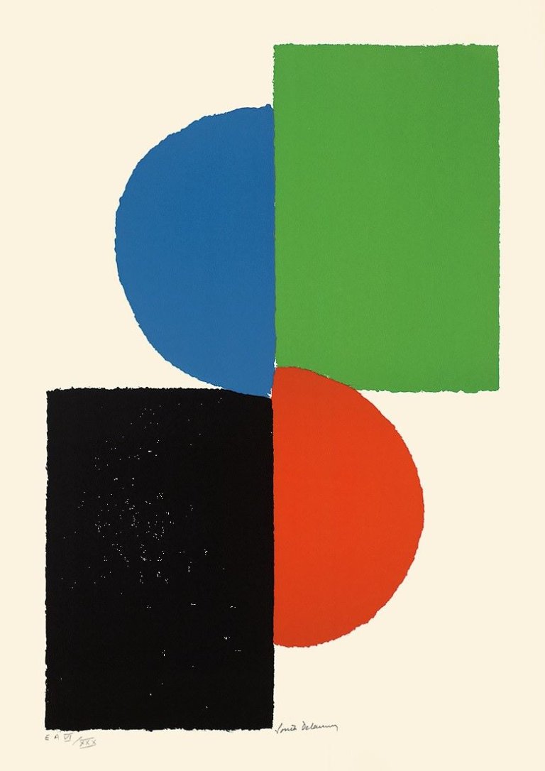 Auf diesem Bild ist das folgende Kunstwerk zu sehen: Sonia Delaunay. La Rochelle.