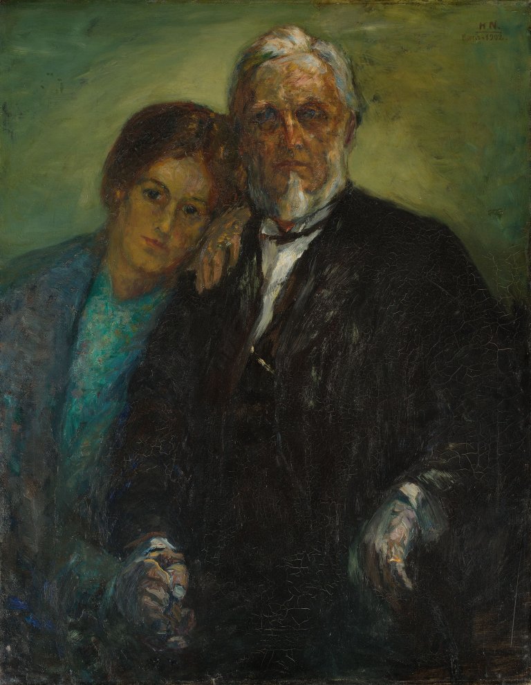 This picture shows the following artwork: Emil Nolde. „Probst Vilstrup und Frau N.“. 1902.