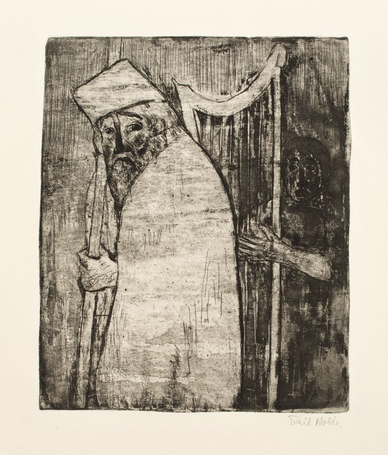 This picture shows the following artwork: Emil Nolde. „Saul und David“. 1911.