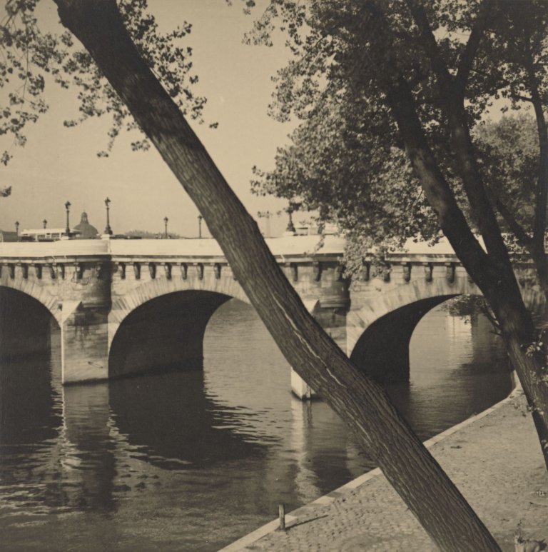 Auf diesem Bild ist das folgende Kunstwerk zu sehen: Josef Voříšek. Ohne Titel (Brücke). Vermutlich 1950er Jahre.