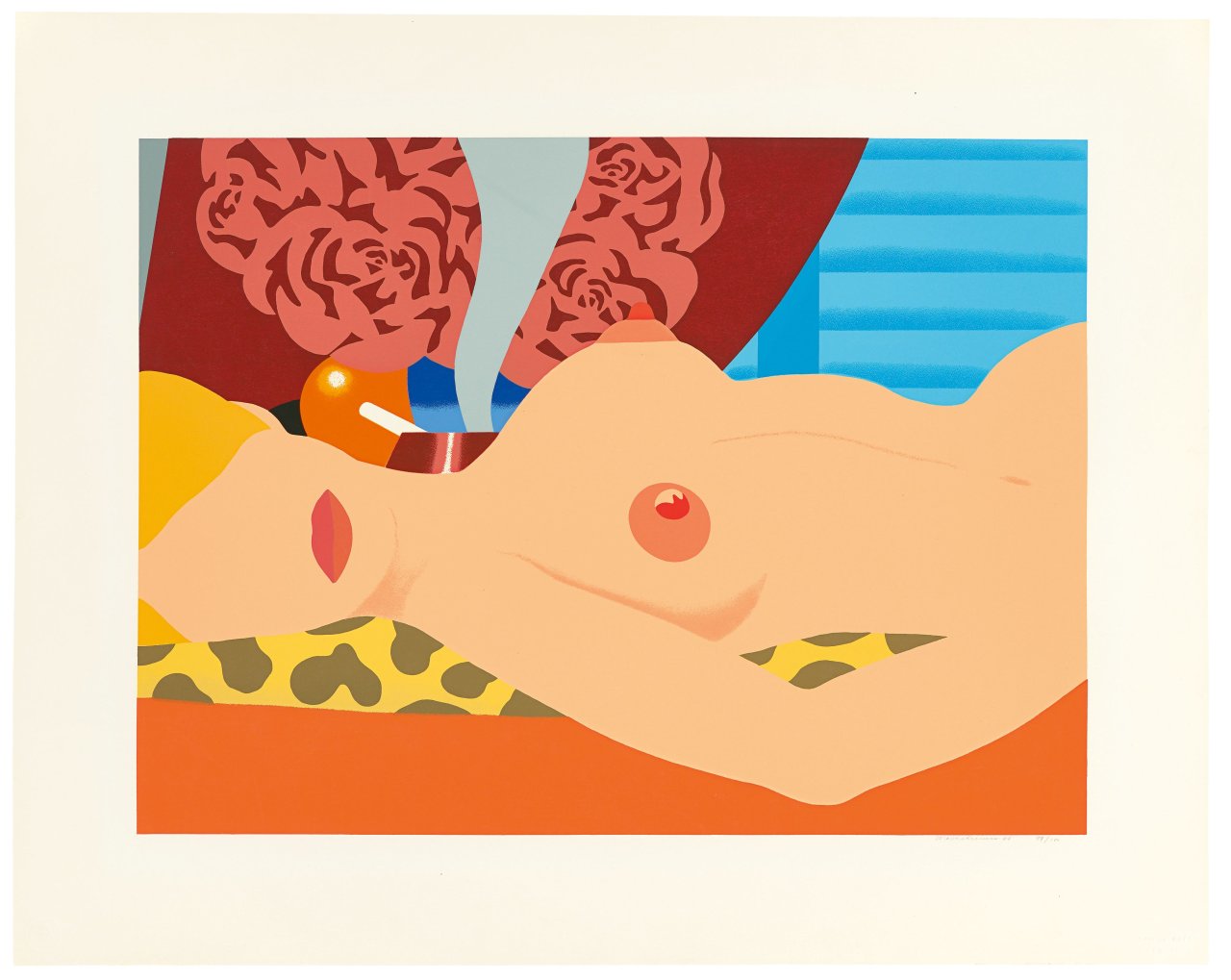 Auf diesem Bild ist das folgende Kunstwerk zu sehen: Tom Wesselmann. „Nude (For Sedfre)“. 1969.