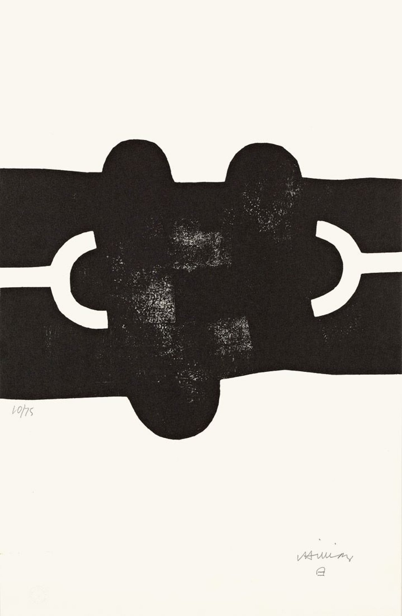 Auf diesem Bild ist das folgende Kunstwerk zu sehen: Eduardo Chillida. „Cioran“. 1983.