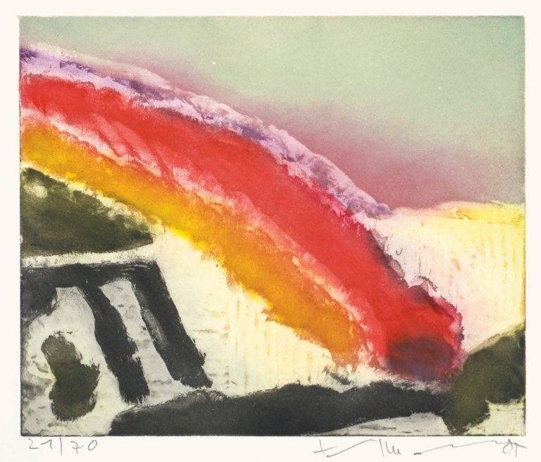 Auf diesem Bild ist das folgende Kunstwerk zu sehen: Klaus Fußmann. „Himmelsbilder“. 2005.