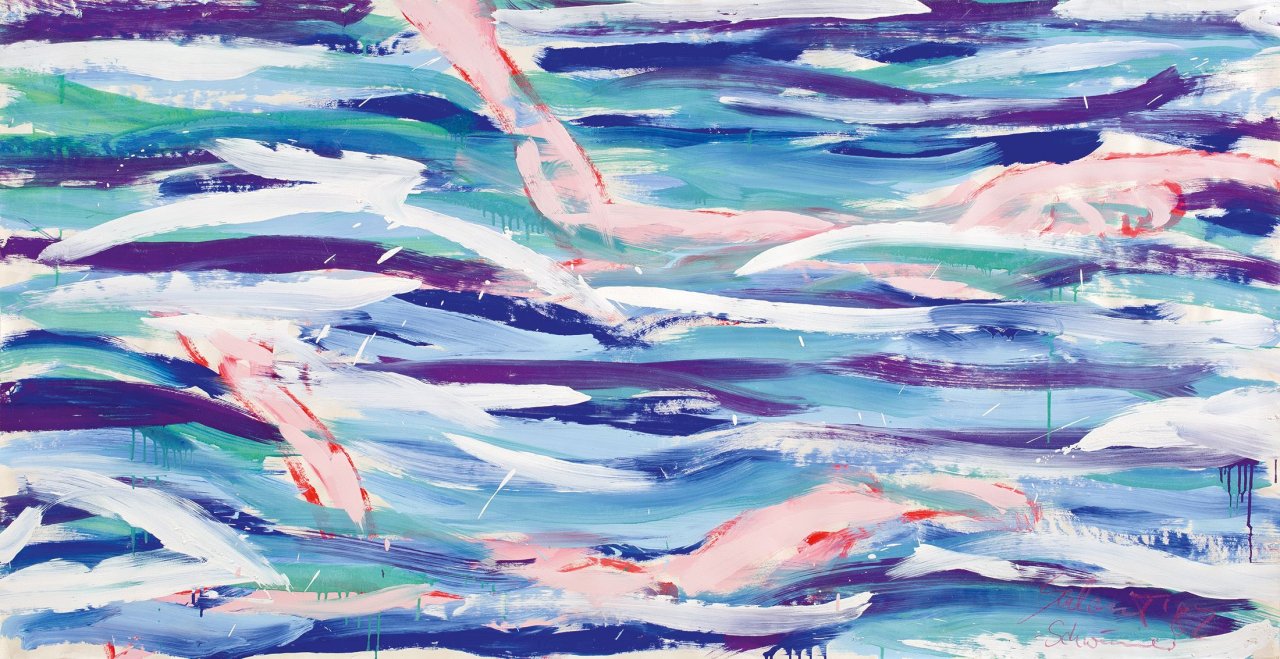 Auf diesem Bild ist das folgende Kunstwerk zu sehen:  Salomé. „Schwimmer“. 1982.