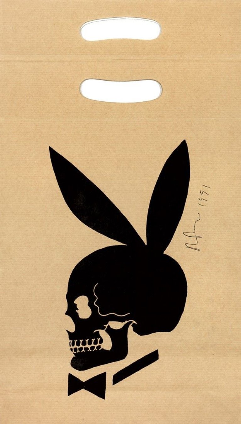 Auf diesem Bild ist das folgende Kunstwerk zu sehen: Richard Prince. „Shopping Bag“. 1991.