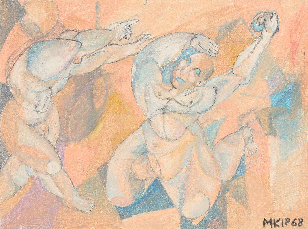 Auf diesem Bild ist das folgende Kunstwerk zu sehen: Martin Kippenberger. Ohne Titel. 1968.
