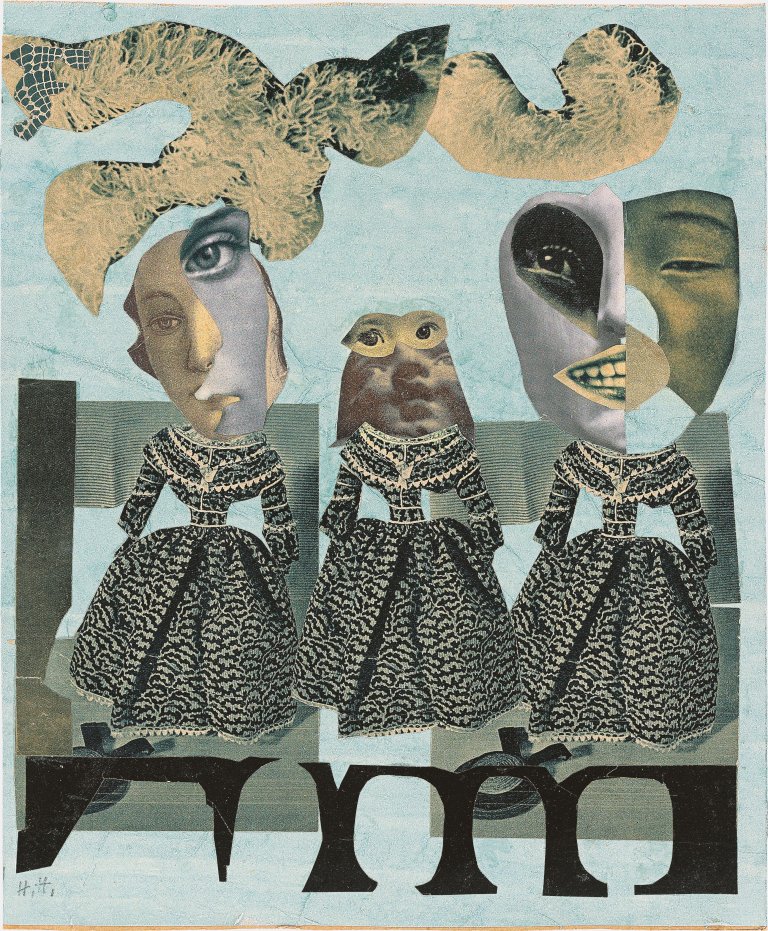 Auf diesem Bild ist das folgende Kunstwerk zu sehen: Hannah Höch. „Modeschau“. 1925/35.
