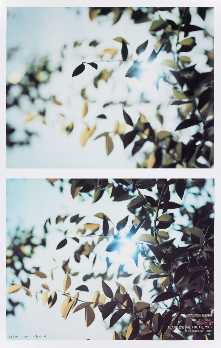 Auf diesem Bild ist das folgende Kunstwerk zu sehen: Thomas Demand. „Flare (Detail #18, #19)“. 2002.