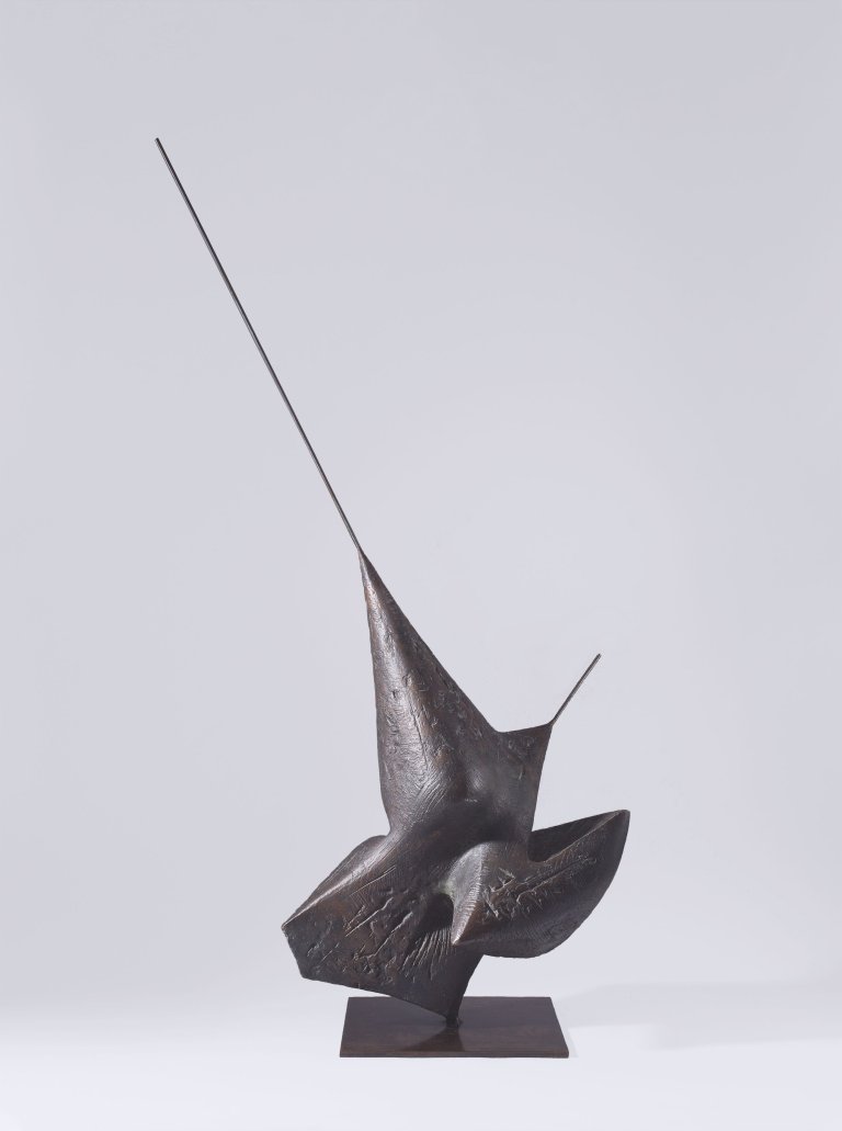 Auf diesem Bild ist das folgende Kunstwerk zu sehen: Bernhard Heiliger. „Verwandlung III“. 1960.