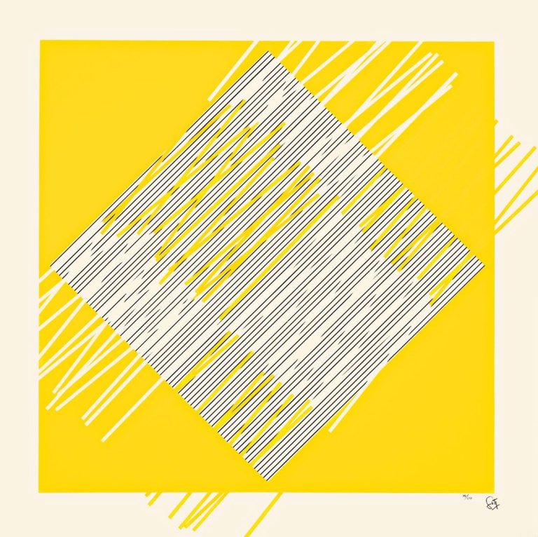 Auf diesem Bild ist das folgende Kunstwerk zu sehen: Jesús Rafael Soto. Ohne Titel.