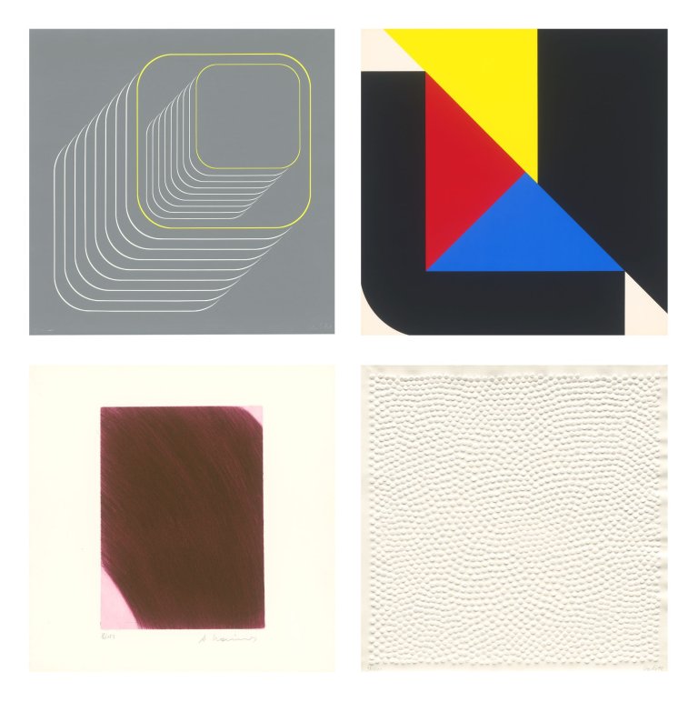 Auf diesem Bild ist das folgende Kunstwerk zu sehen:  Mappenwerk. „8 Künstler“. 1971/72.