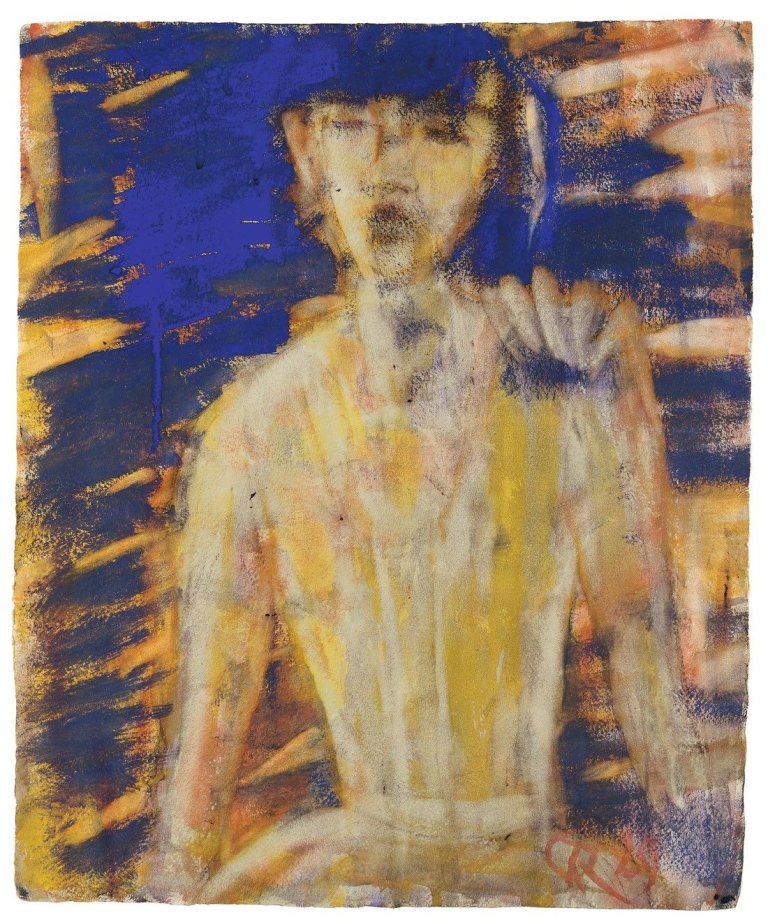 Auf diesem Bild ist das folgende Kunstwerk zu sehen: Christian Rohlfs. „Sitzende“. 1929.