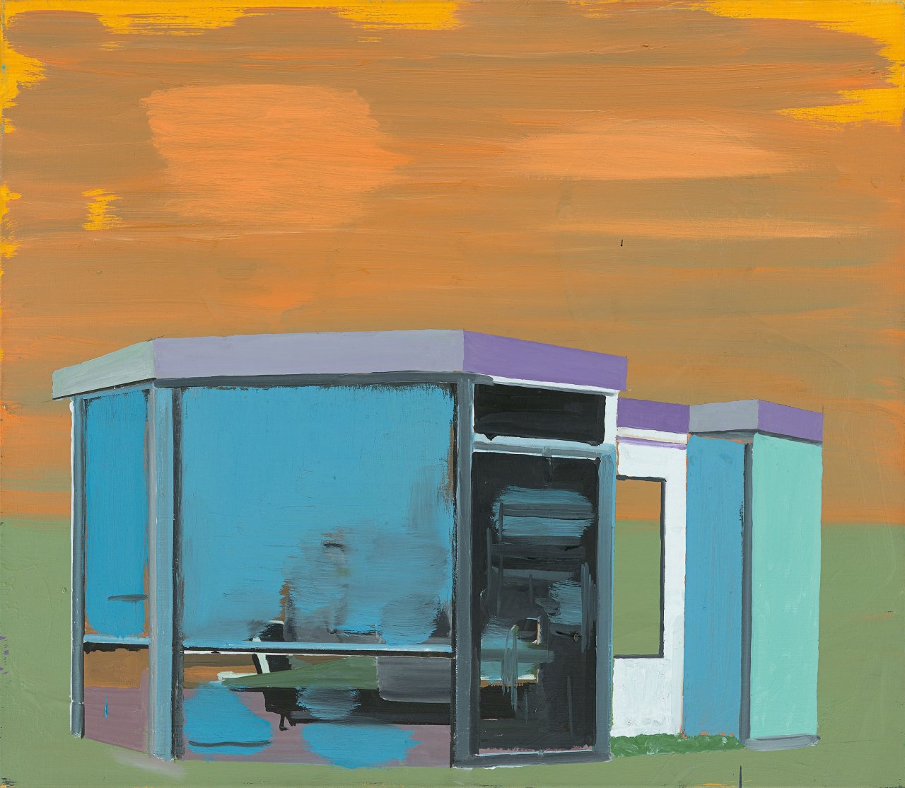 This picture shows the following artwork: Eberhard Havekost. „SCHALTZENTRALE“. 1996.