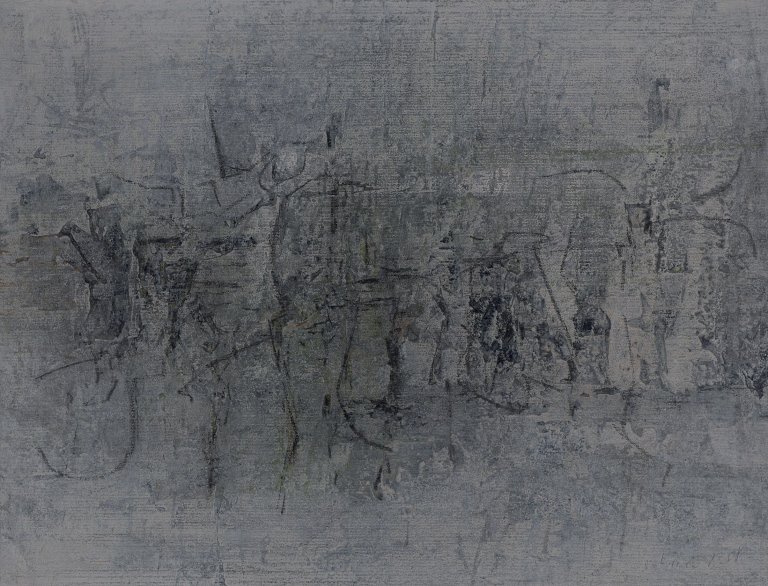 Auf diesem Bild ist das folgende Kunstwerk zu sehen: Karl Fred Dahmen. „Ohne Titel“. 1958.