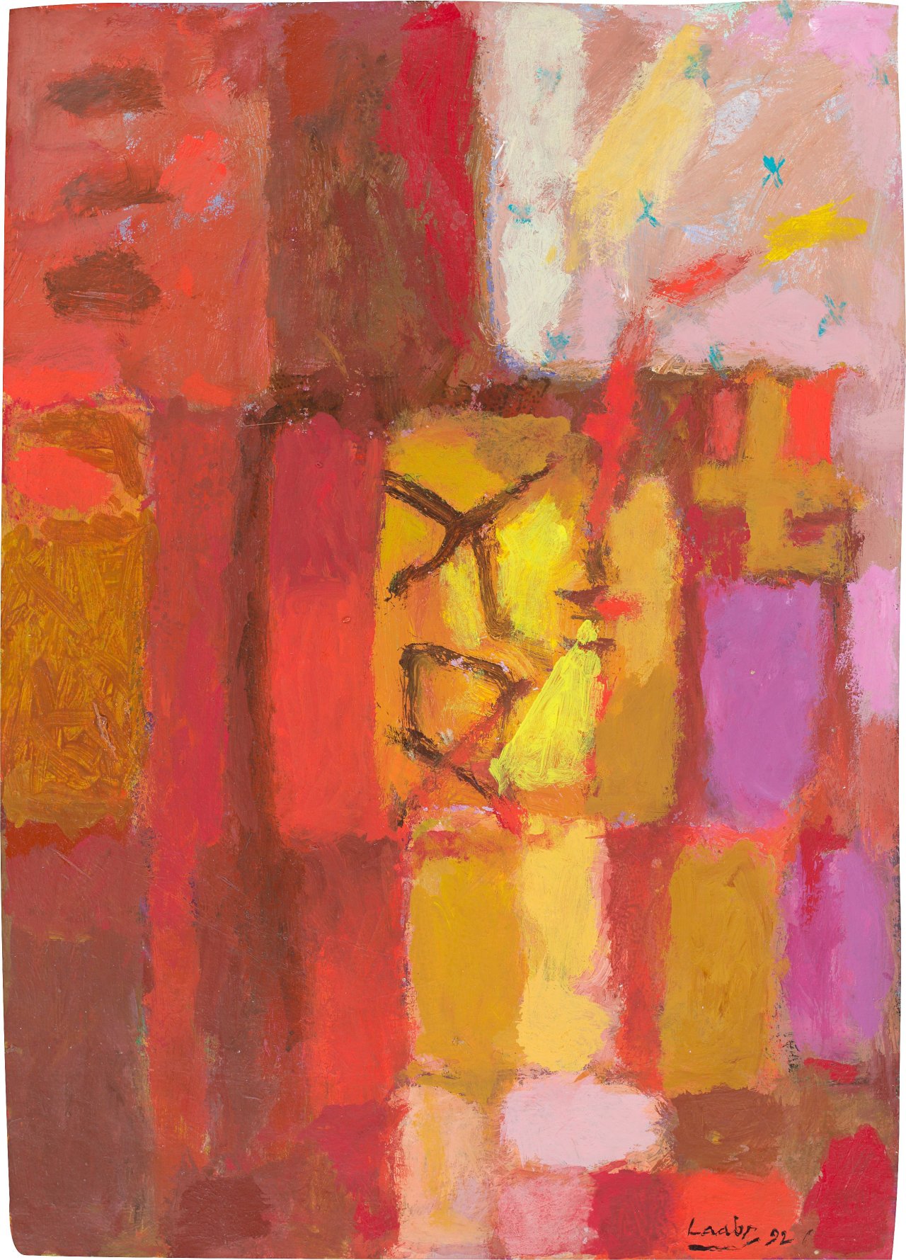 Auf diesem Bild ist das folgende Kunstwerk zu sehen: Hans Laabs. Ohne Titel. 1992.