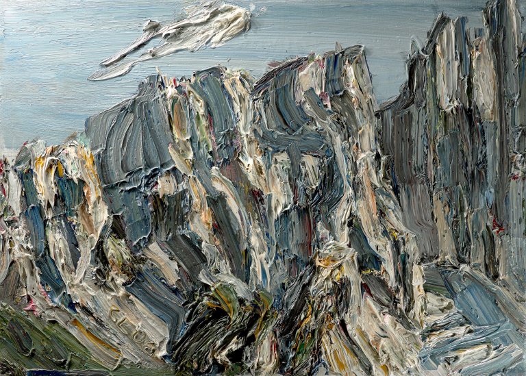 Auf diesem Bild ist das folgende Kunstwerk zu sehen: Christopher Lehmpfuhl. „Am Rosengarten“. 2006.