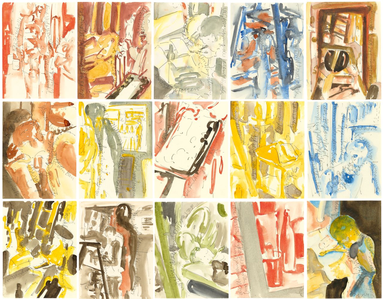 Auf diesem Bild ist das folgende Kunstwerk zu sehen: Franz Erhard Walther. Ohne Titel. 2000.