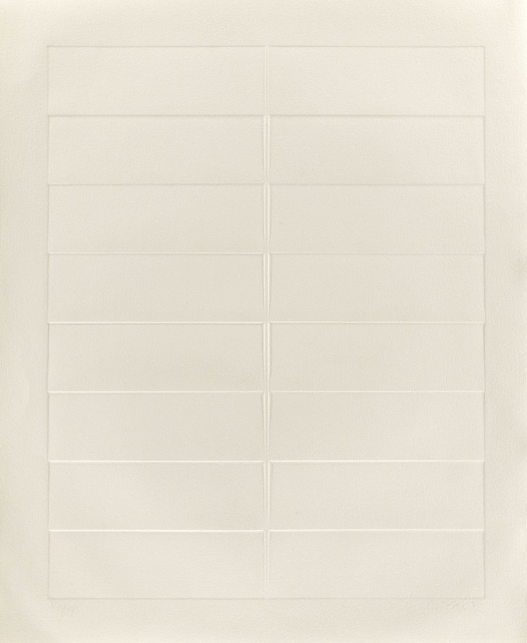 Auf diesem Bild ist das folgende Kunstwerk zu sehen: Raimund Girke. Ohne Titel. 1972.