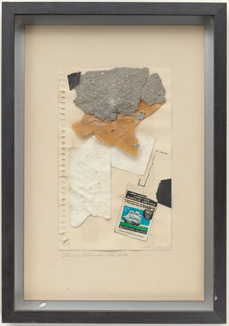 Auf diesem Bild ist das folgende Kunstwerk zu sehen: Al Hansen. „Diter: die Albers von neo-dada“. 1974.