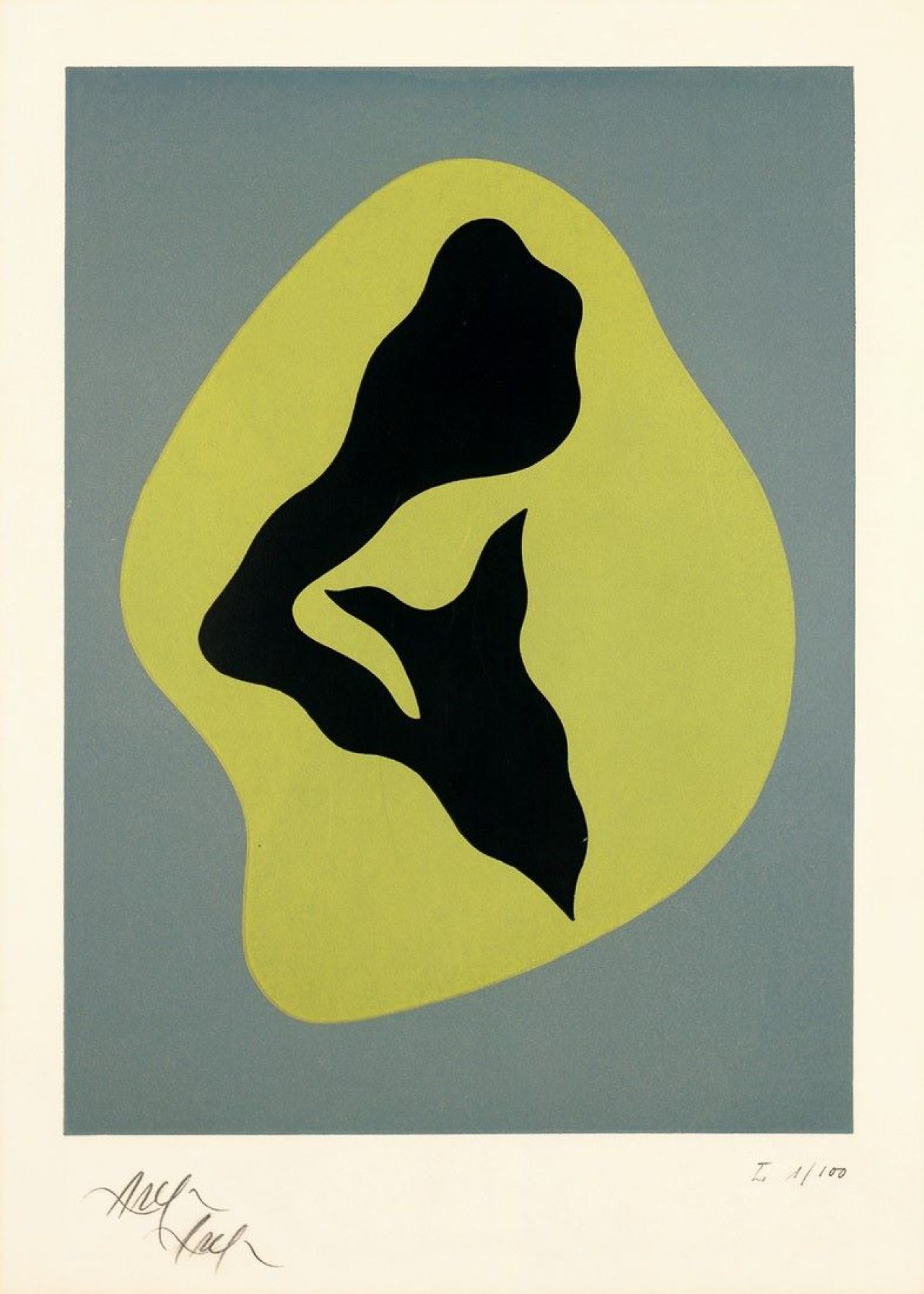 This picture shows the following artwork: Hans (Jean) Arp. „Composition“. 1960.