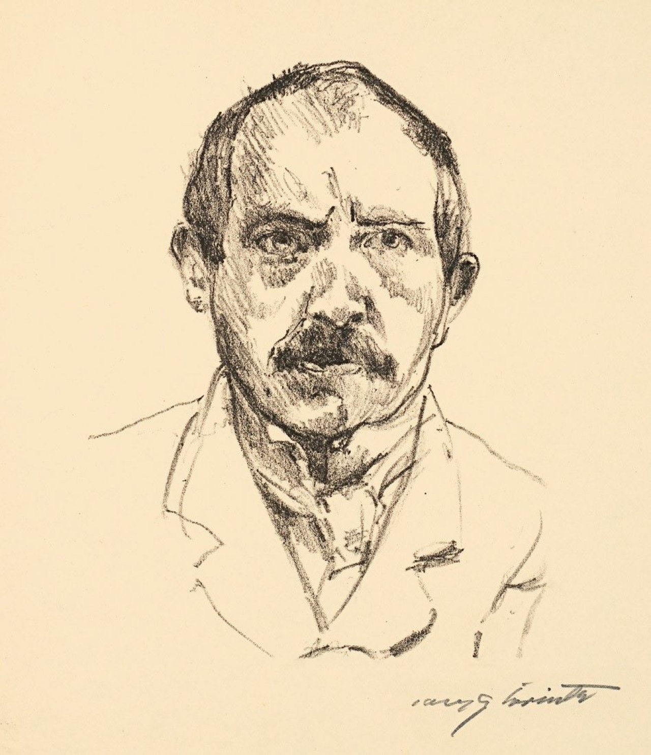 This picture shows the following artwork: Lovis Corinth. „Karl Schwarz: Das Graphische Werk von Lovis Corinth“. 1917.