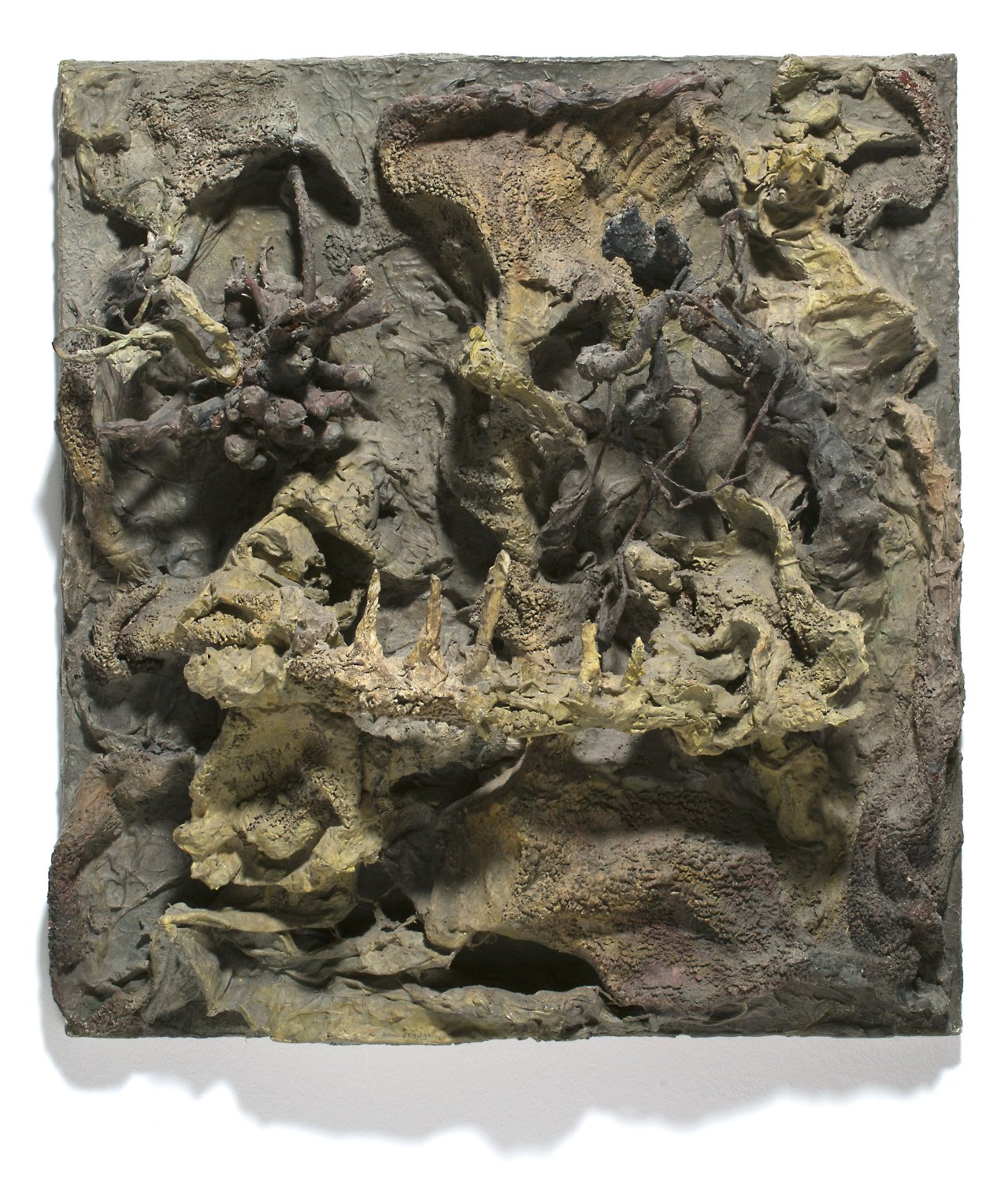 Auf diesem Bild ist das folgende Kunstwerk zu sehen: Bernard Schultze. „zlorrib“. 1959.