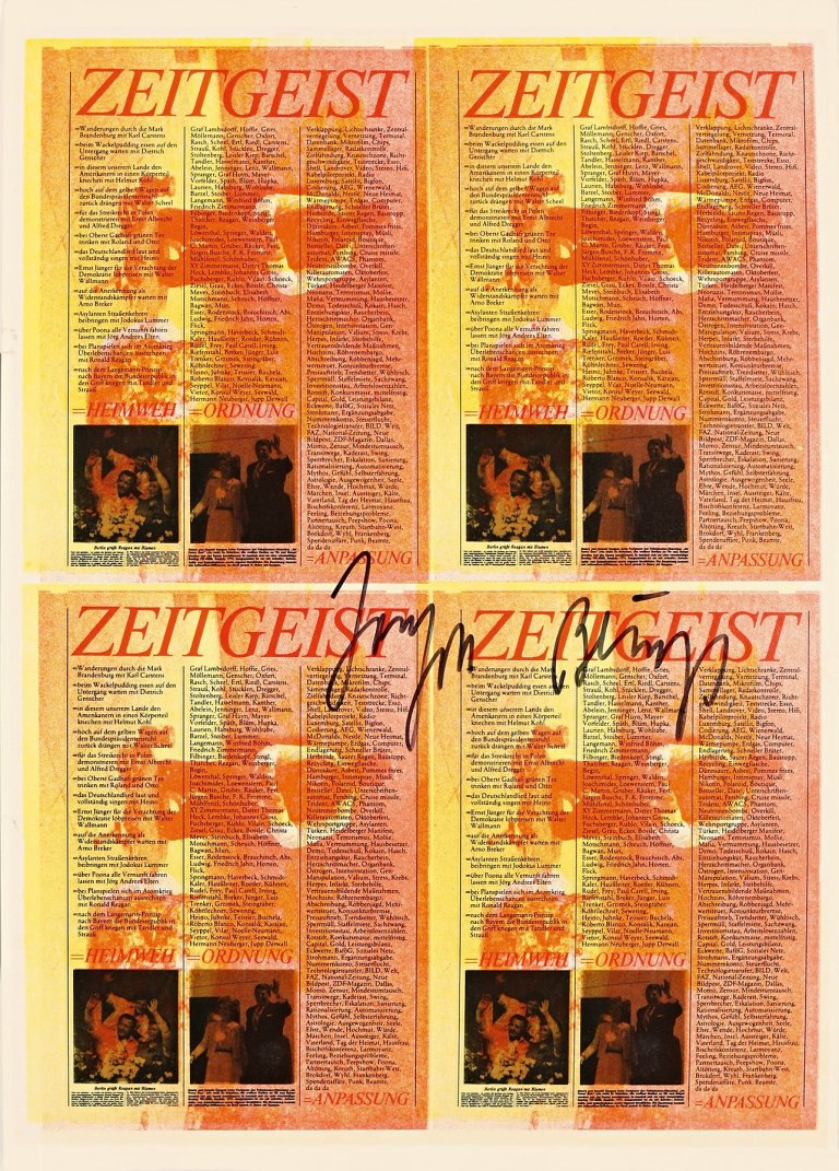 Auf diesem Bild ist das folgende Kunstwerk zu sehen: Joseph Beuys. Zeitgeist. 1982.