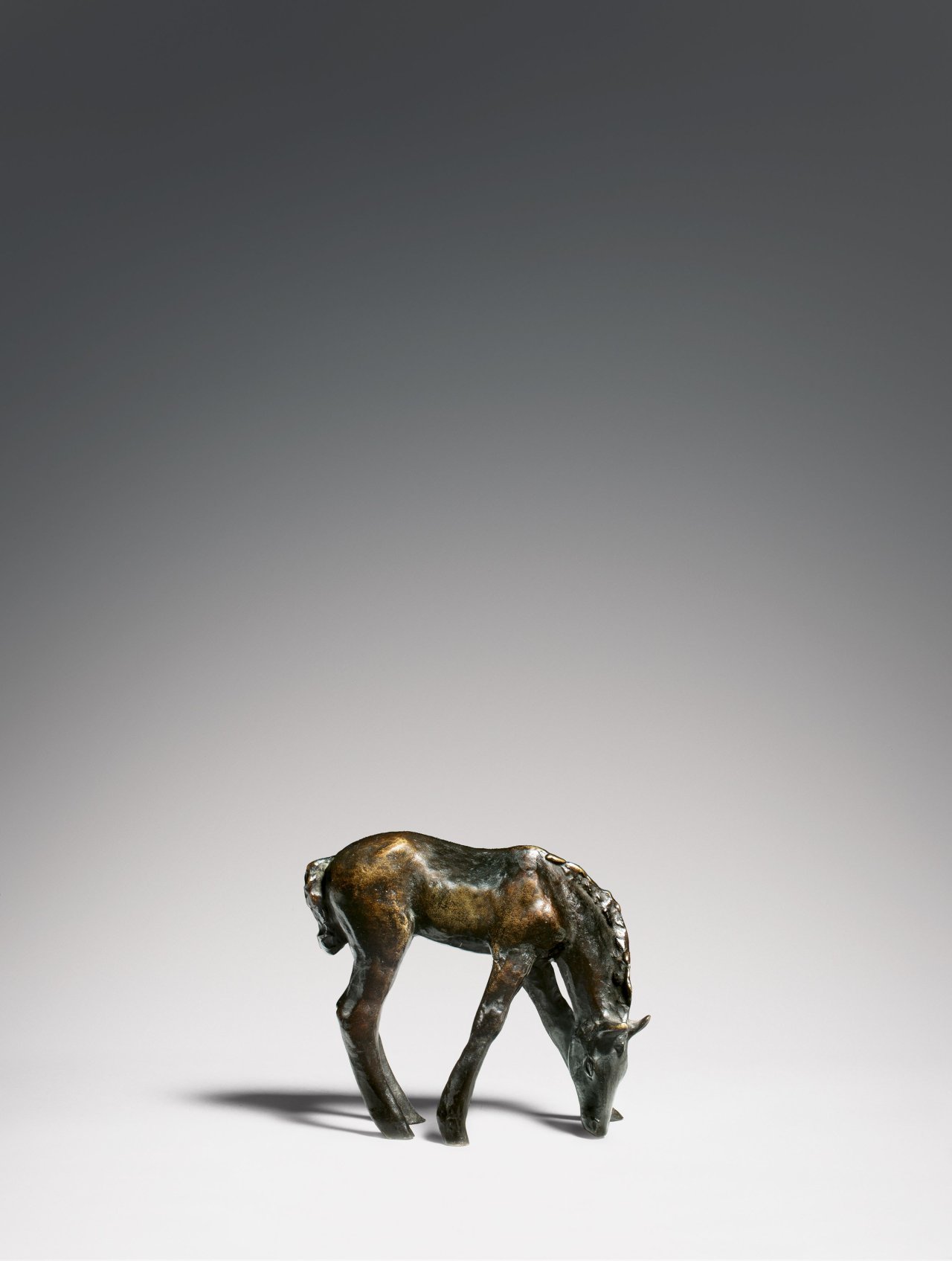 This picture shows the following artwork: Renée Sintenis. ”Grasendes Fohlen”. 1919.