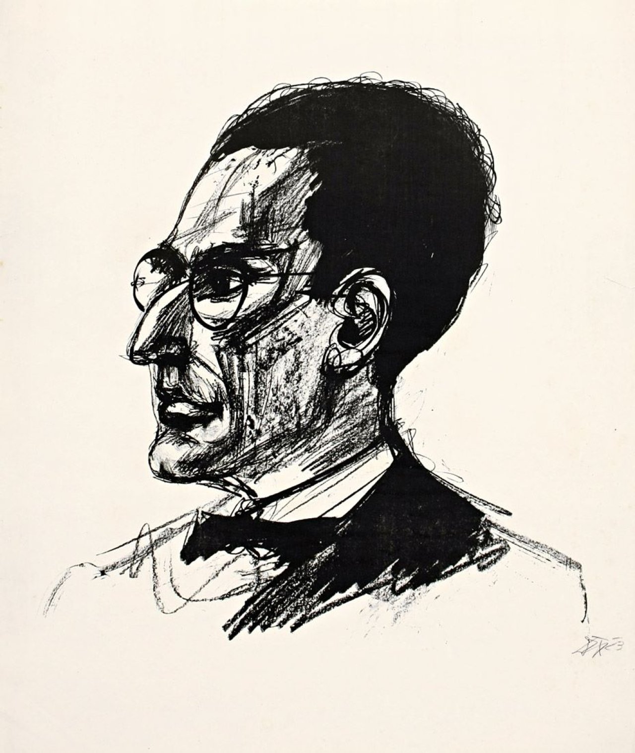 Auf diesem Bild ist das folgende Kunstwerk zu sehen: Otto Dix. „Bildnis Otto Klemperer“. 1923.