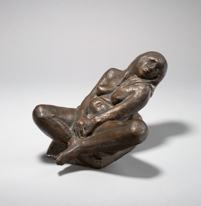 Auf diesem Bild ist das folgende Kunstwerk zu sehen: Waldemar Grzimek. „Träumende“. 1978.