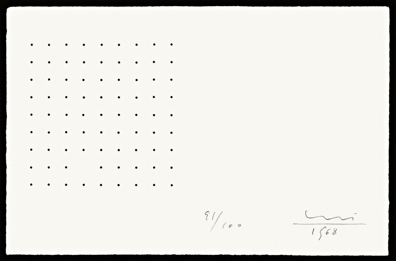 Auf diesem Bild ist das folgende Kunstwerk zu sehen: Max Bill. Ohne Titel. 1968.